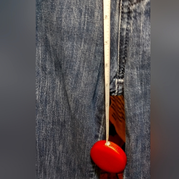 Saint John's Bay SJB Boot Cut Size 4 Long Dark Wash Jeans Fall Winter Wa… - Picture 4 of 12